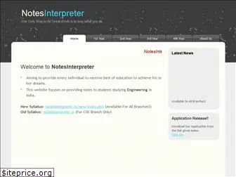 notesinterpreter.in