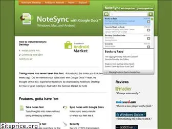 notesync.com