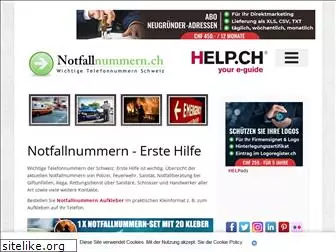 notfallnummern.ch