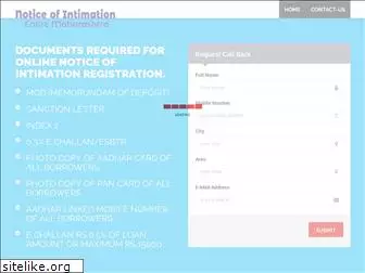noticeofintimationpune.in