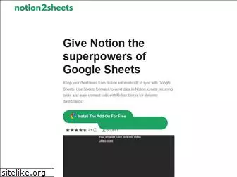 notion2sheets.com