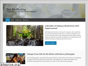 notmeditating.com