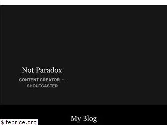 notparadox.com