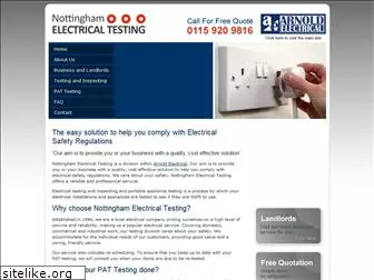 nottinghamelectricaltesting.co.uk