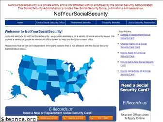 notyoursocialsecurity.com