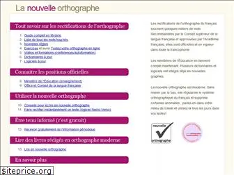 nouvelleorthographe.info