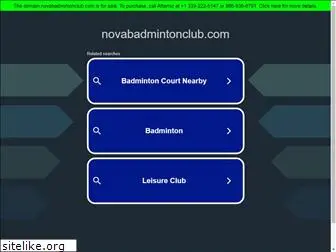 novabadmintonclub.com