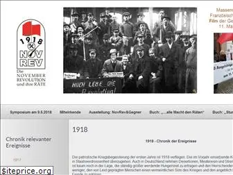 novemberrevolution1918.de