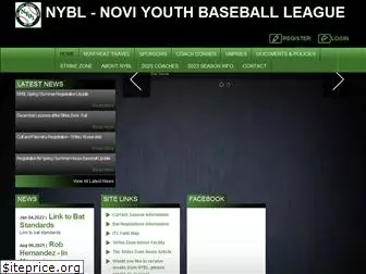 noviyouthbaseball.com