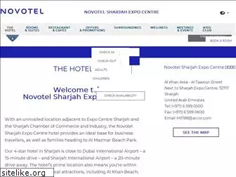 novotelsharjahexpocentre.com