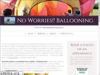 noworriesballoon.com