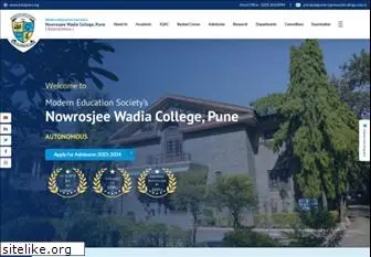 nowrosjeewadiacollege.edu.in