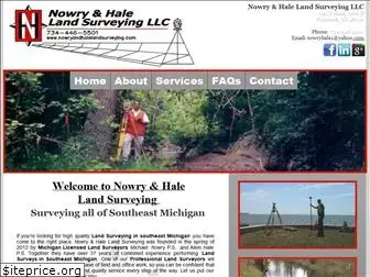 nowryandhalelandsurveying.com