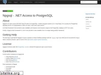 npgsql.org