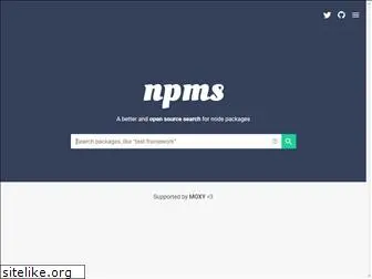 npms.io