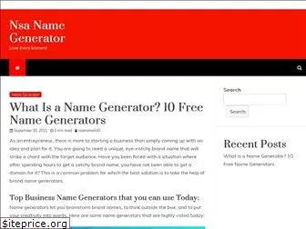 nsanamegenerator.com