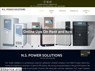 nspowersolutions.in