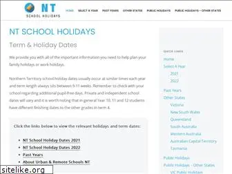 ntschoolholidays.com.au