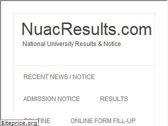 nuacresults.com