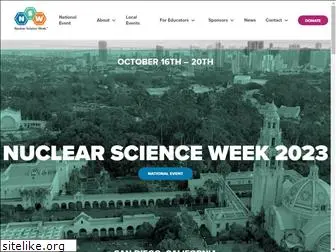 nuclearscienceweek.org