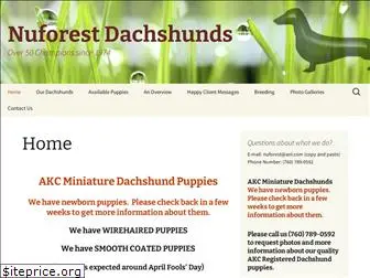 nuforestdachshunds.com