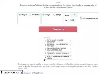 numbergenerator.com