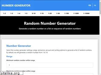 numbergenerator.net