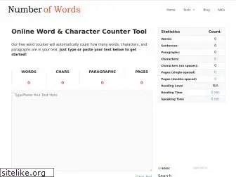 numberofwords.com