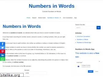 numbersinwords.net