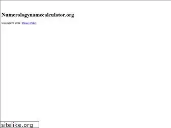 numerologynamecalculator.org