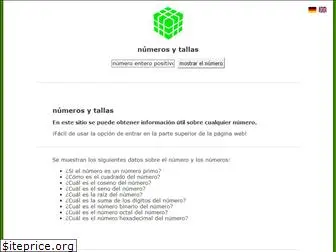 numeros-tallas.es