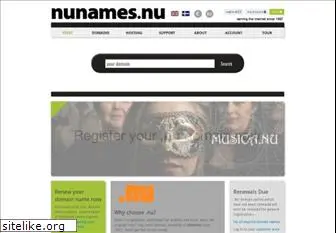 nunames.nu