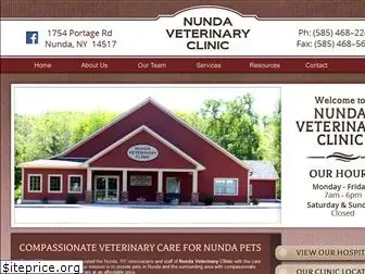 nundaveterinaryclinic.com