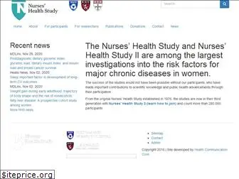 nurseshealthstudy.org