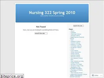 nursing322sp10.wordpress.com