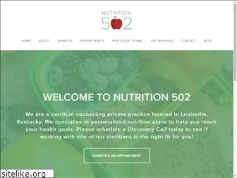 nutrition502.com