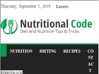 nutritionalcode.com