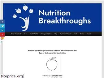 nutritionbreakthroughs.com