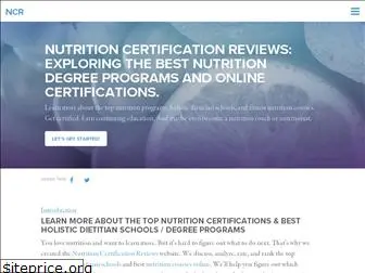 nutritioncertificationreviews.com