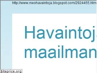 nwohavaintoja.blogspot.com