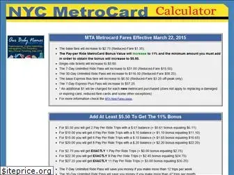 nycmetrocardcalculator.com