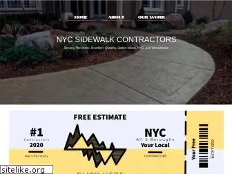 nycsidewalkcontractors.com