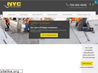 nycsidewalkrepair.com