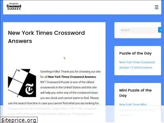 nytcrosswordanswers.com