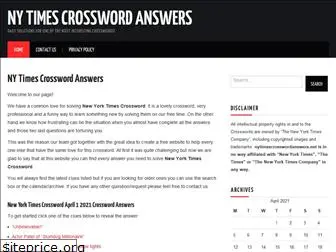 nytimescrosswordanswers.net