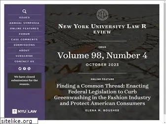 nyulawreview.org