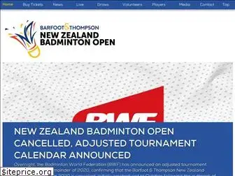 nzbadmintonopen.com