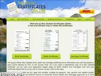 nzcertificatesonline.com