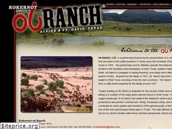 o6ranch.com