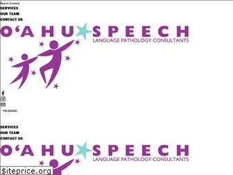 oahuspeech.com